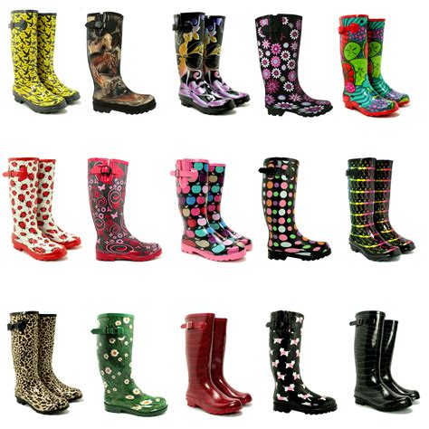 designer wellington boots for ladies.